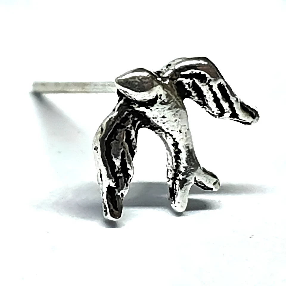 Borchia naso uccellino argento sterling rapido 22 g (0,6 mm) argento 925 drit... - Immagine 4 di 4