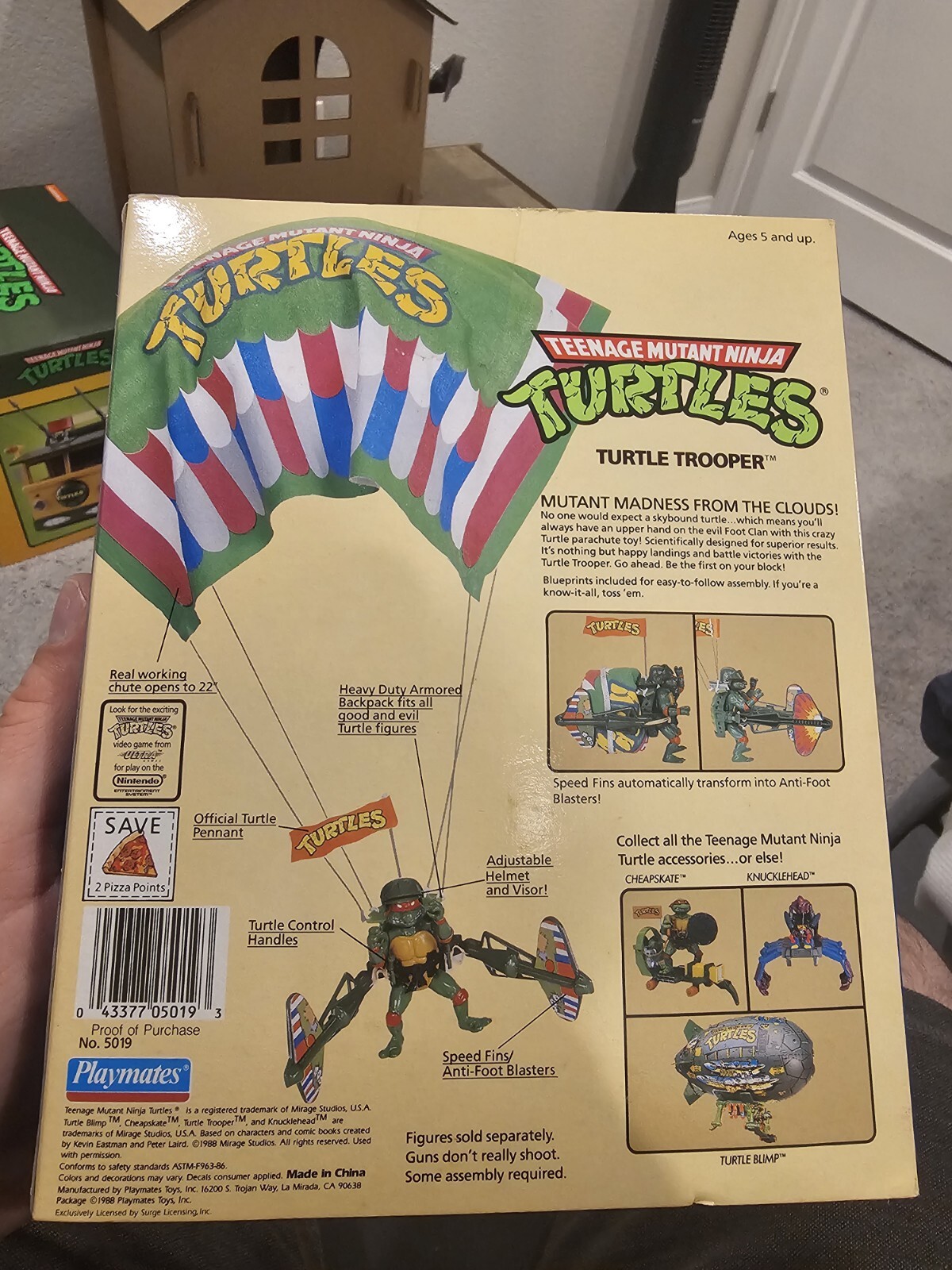 Playmates TMNT Turtle Trooper 1988 Teenage Mutant Ninja Turtles Vintage 🔥