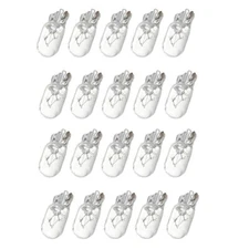 20x T10 168 194 Warm White Halogen Bulbs License Instrument Cluster Panel Lights