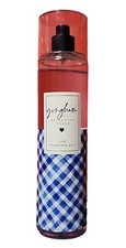 Bath  Body Works GINGHAM Fine Fragrance Body Mist Spray 8 Oz -FREE SHIPPING