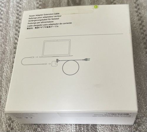 Genuine Apple MacBook Power Adapter Extension Cable -MK122LL/A, New Open Box! - Picture 2 of 5