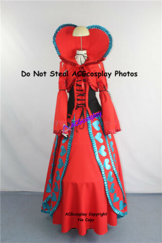 Alice in wonderland queen cosplay costume include petticoat acgcosplay dress - Picture 1 of 5