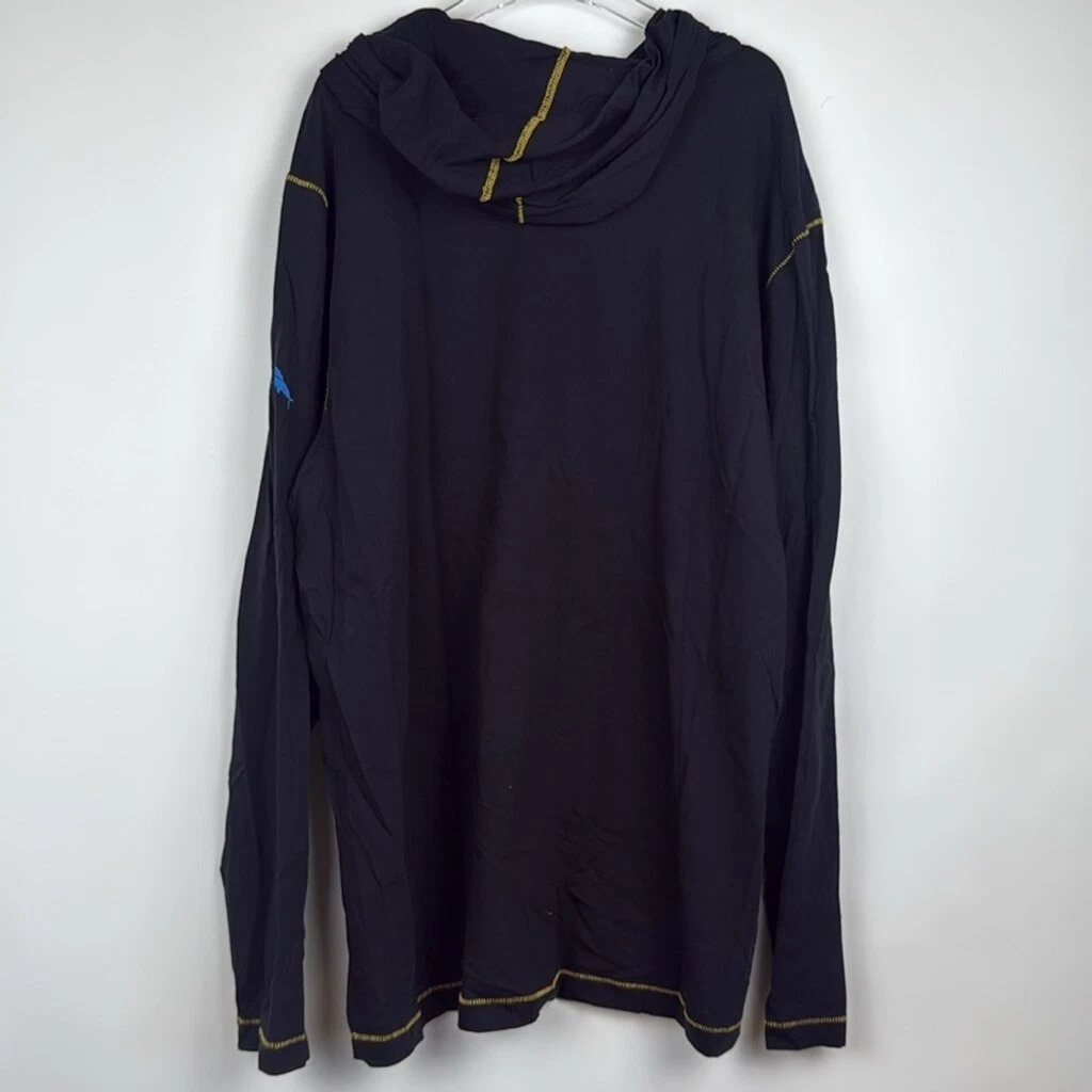 PALM ANGELS Felpa con cappuccio pullover uomo Tommy Bahama nero Los Angeles Chargers Artsy Palms XL