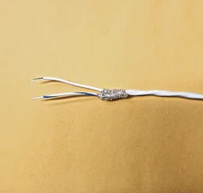 Wire Mil-Spec (PTFE) 22 AWG 2 Cond, Shielded Silver Plated Copper Stranded 10 ft