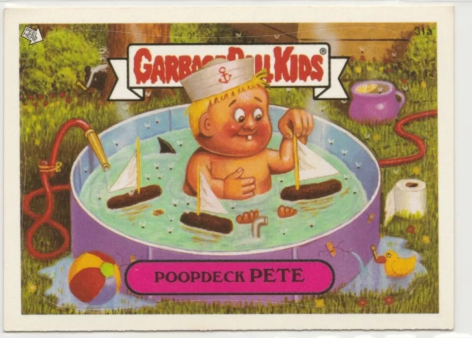 Poopdeck Pete 31a Garbage Pail Kids GPK 2004 ANS3 All-New Series 3