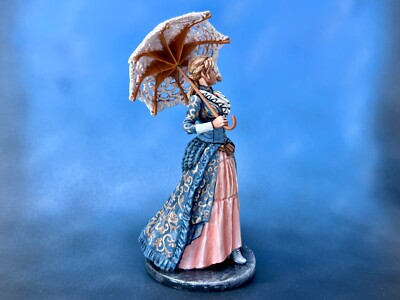 gothic girl with umbrella. painted Toy Soldiers 80мм Resin