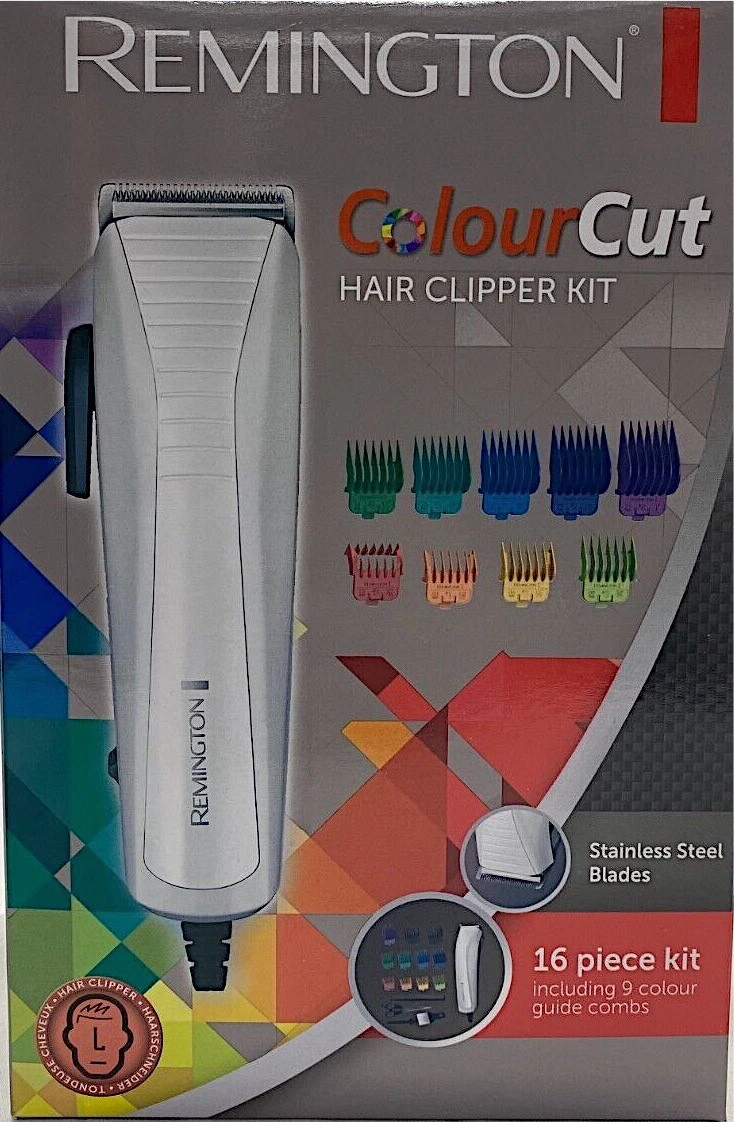 Remington colour sale cut hair clipper