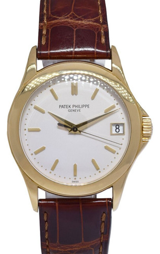 Patek Philippe Calatrava 5107 18k Yellow Gold Mens 37mm Automa...