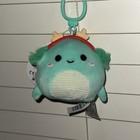 Squishmallows Christmas Nessie the Loch Ness Monster Clip Plush, New, 2024