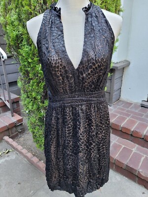 bcbg black velvet dress Pre-owned BCBG MaxAzria Silk Bubble Dress