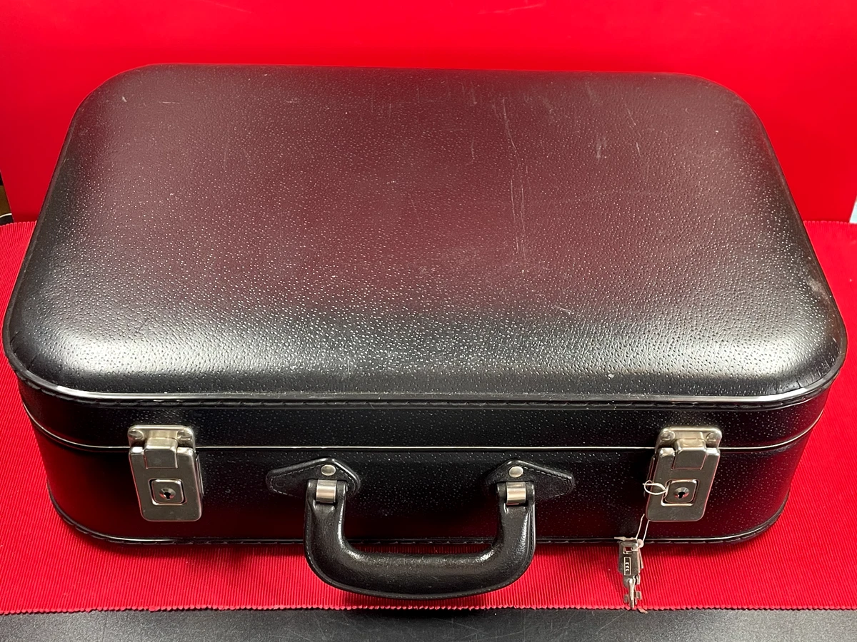 Valise Ancienne En Carton Et Métal - Style Rétro Vintage Déco - Occasion