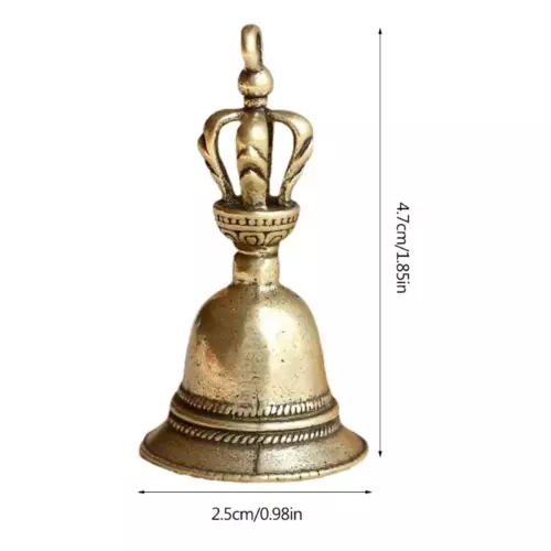 Brass Handle Loud Hand Bell Small Hand Bell for Weddings, School Classroom Game - Picture 6 of 6