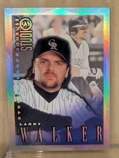 1998 Donruss Studio SILVER PRESS PROOF #115 Larry Walker HOF RARE PARALLEL /1000