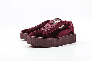 puma fenty burgundy