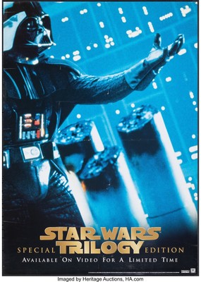 Die Star Wars Trilogie (20th Century Fox, 1997). Gerollt, fein sehr fein. Video Po