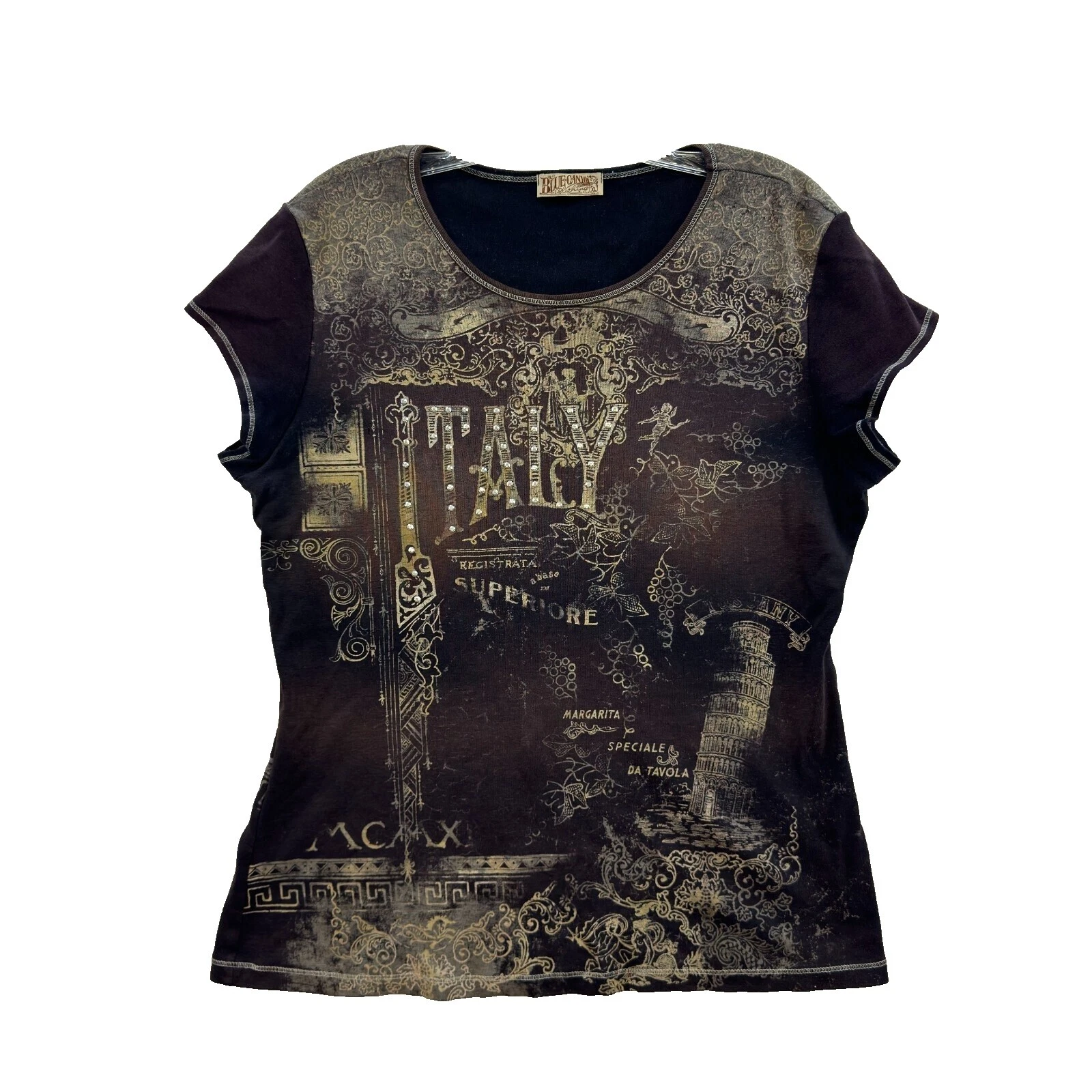 Grunge Cotton Vintage Tops for Women