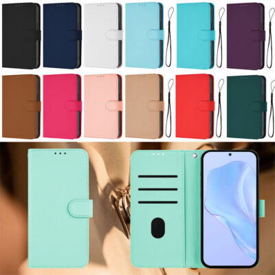 Candy Color Wallet PU Leather Phone Case For OPPO Realme C63 C17 C61 7I GT6 V60