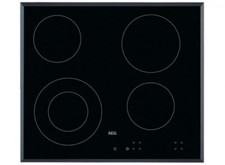 AEG 60cm 4 Zone Ceramic Hob HK624010FB - Free 2 Year Warranty
