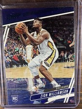 2019-20 Panini Chronicles Basketball Teal Zion Williamson Rookie Card RC #60 NBA