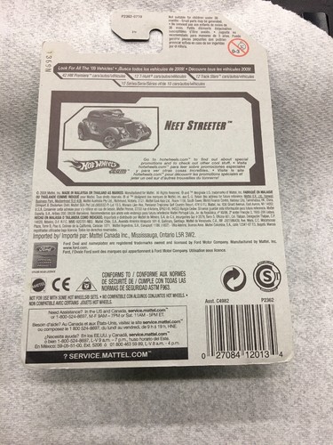 Hot Wheels 2009 Treasure Hunt Neet Streeter 1934 Ford International card B43 - Picture 2 of 8