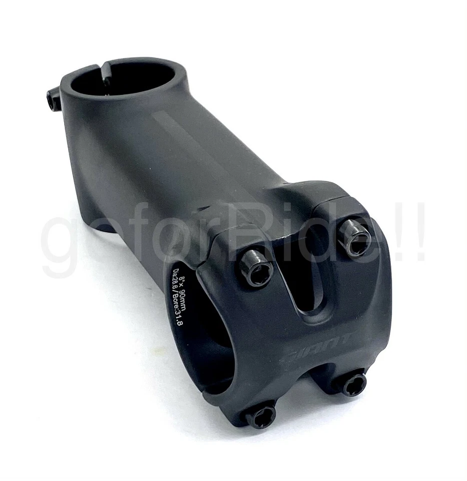 Giantt Contact Bike Stem ±8 Deg,1-1/8",31.8x 40/50/60/70/80/90/100/110mm Black - Image 2 of 4