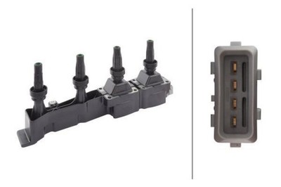 597080 Ignition Coil 12V HELLA Fits PEUGEOT CITROEN 1007 206 Cc Hatchback Sw ...