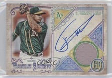 2018 Topps Gypsy Queen Auto Garments 43/50 Franklin Barreto #AG-FB Auto e6p