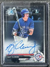 Clemens, Kacy - 2017 Bowman Chrome Draft - Autograph - INV10