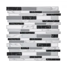 VEVOR Peel and Stick Backsplash 10-Sheet,12 x 12 x 0.78 "/ 305 x 305 x 2.0 mm Se
