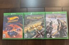 Xbox Game Lot: Hot Wheels Unleashed, Road Rage & Aces of the Luftwaffe - NEW