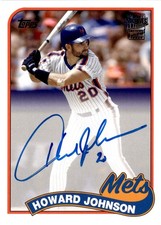 2013 Topps Archives - Fan Favorites Autographs Howard Johnson #FFA-HJ (AU)