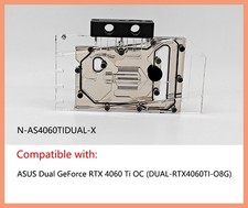 Granzon GPU Water Block For ASUS Dual GeForce RTX 4060 Ti OC N-AS4060TIDUAL-X