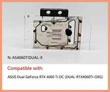 Granzon GPU Water Block For ASUS Dual GeForce RTX 4060 Ti OC N-AS4060TIDUAL-X