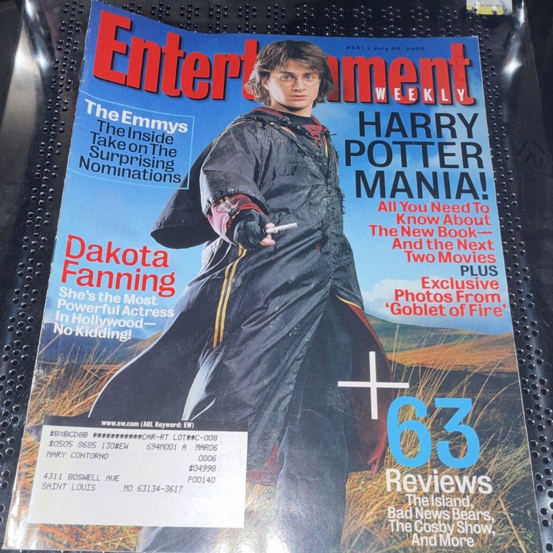 Entertainment Weekly Magazine July 29 2005 Illustrated Harry Potter Mania Issue