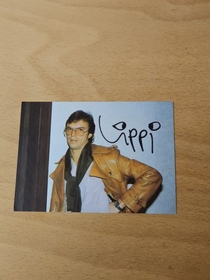 Autogrammkarte Lippi, Wolfgang Lippert, DDR, 1980er 