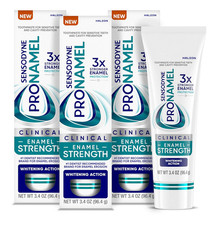 Sensodyne Pronamel Clinical Enamel Strengthening Toothpaste 3.4 oz 3 Pack