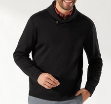 Tommy Bahama Men's Sweater 4XLB Martinique Shawl Collar Pima Cotton Black NWT
