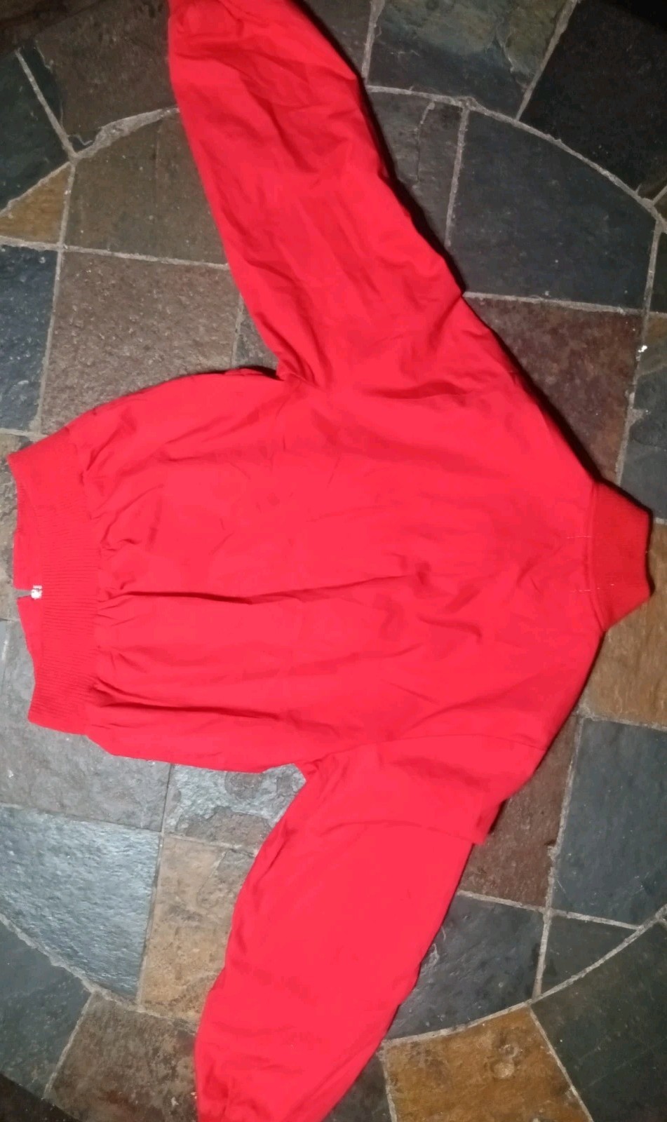 Vintage 80’s Lacoste Izod Kids Size 12 Track Jacket Red Multiclr Stripe Full Zip thumbnail 14