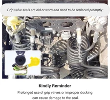 20PCS Glad Hand Seals for Glad Hand Air Hose,Rubber Gladhand Seals of Semi Tr...