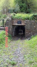 PHOTO  SNAILBEACH MINES AND RAILWAY SHROPSHIRE AN ADIT INTO THE MINE AT SNAILBEA