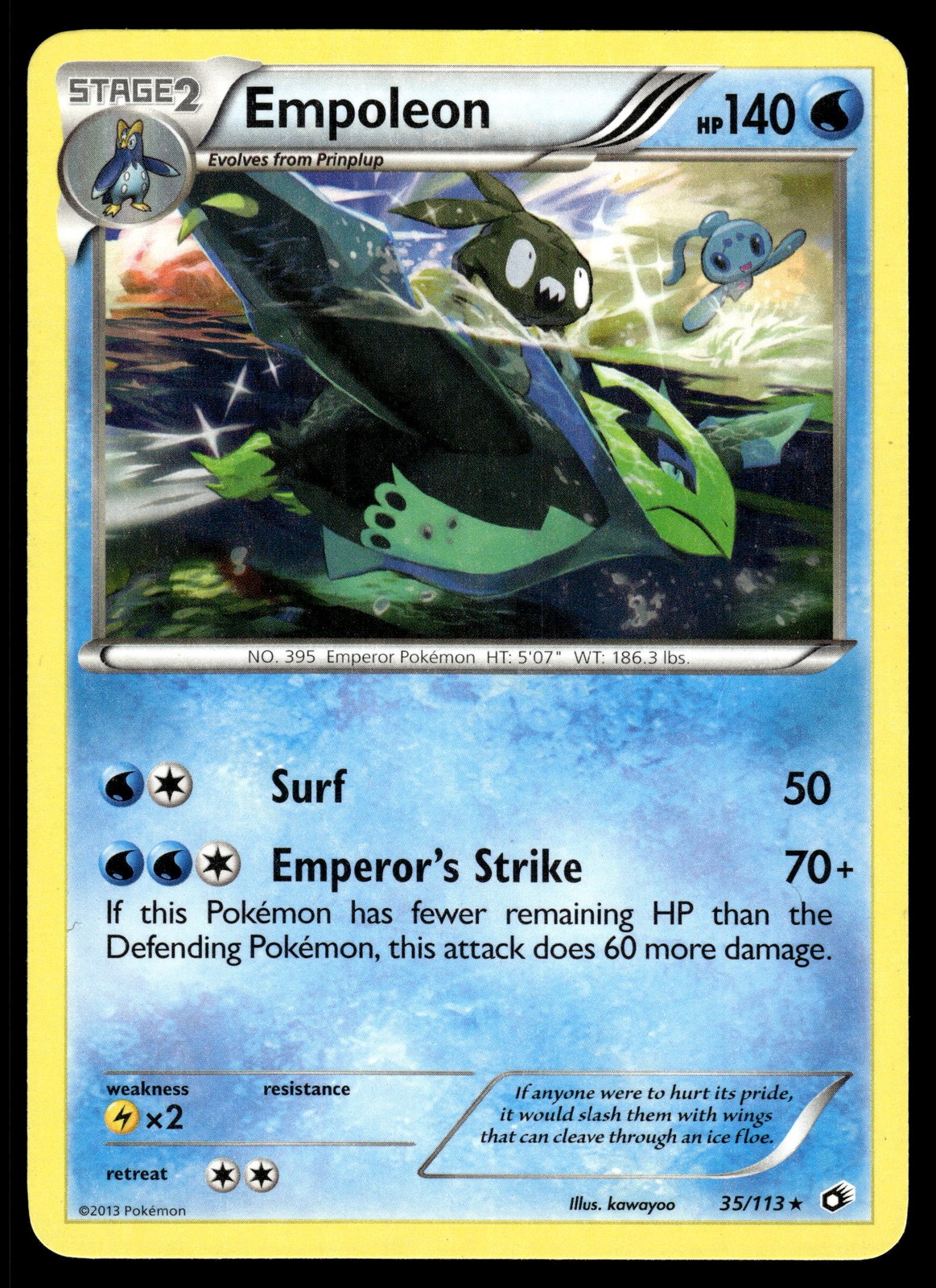 Empoleon 35/113 Legendary Treasures Pokemon