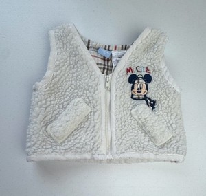 Disney Baby Mickey Mouse Zip Up Vest 0-3 Months