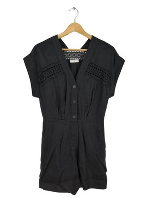 SANDRO Jumpsuit Damen Hose Gr. DE 36 schwarz Casual-Look