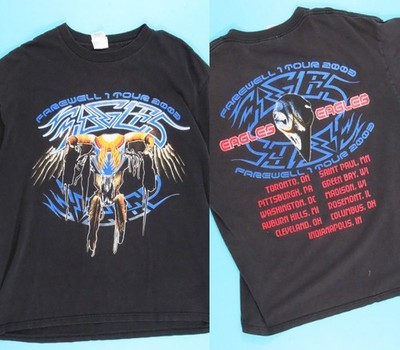 2003 Eagles Farewell Tour 2 sided Remake Short Sleeve T shirt NH28659