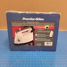 Proctor Silex Steam Dry Iron Home Appliance Clothes Pressing Wrinkle Free