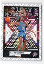 2023-24 Donruss #18 Cason Wallace Oklahoma City Thunder Great X-Pectations