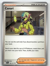 CANARI 185/217 UNCOMMON ASCENDED HEROES POKEMON NEAR MINT