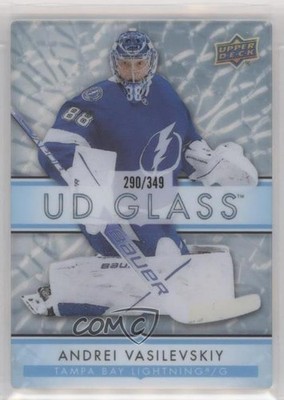 2021-22 Upper Deck Ovation UD Glass Stars 290/349 Andrei Vasilevskiy #GS-15 14c2