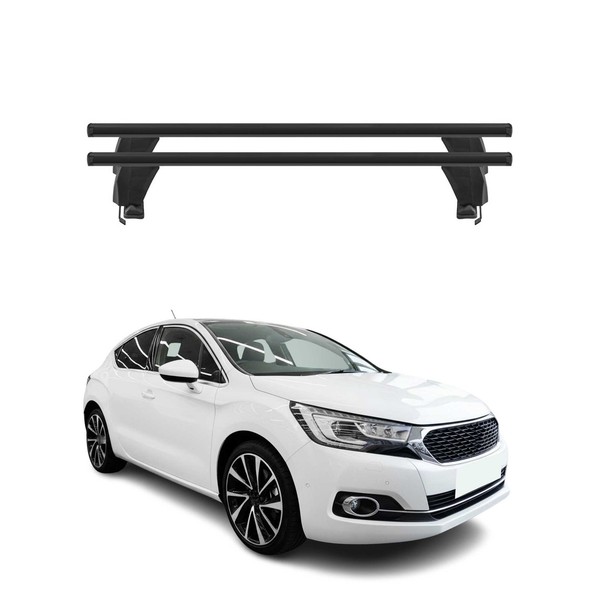 Menabo DachträGer GrundtäGer FüR DS4 Crossback 2015-2018 50Kg Alu Schwarz 2 Tlg-image