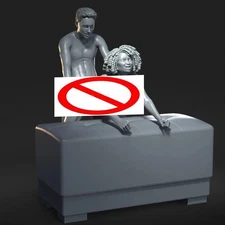 3D printed Resin Model Kit Boy And Girl Action Anime Figure Unpainted couple